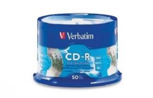 Verbatim Cd-r / 52x / 700mb / 50 Cake / White Printable