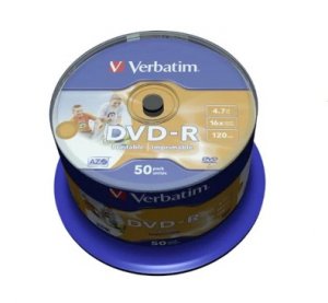 Verbatim Dvd-r / 16x / 50 Cake / White / 43533