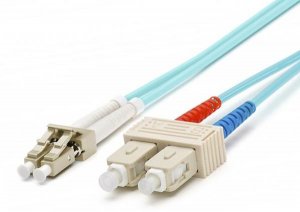 Blupeak Flcscm402 2m Fibre Patch Cable Multimode Lc To Sc Om4 (lifetime Warranty)