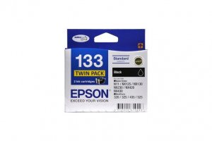 Epson Black Twin Pack Standard Cap For Stylus N11 Nx125130230 Nx420430 Wf320 325435525