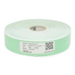 Zebra Wristband Polypropylene 1x10in (25.4x254mm) Direct thermal Z-Band Fun Adhesive closure 1in (25.4mm) core 350/roll Blue