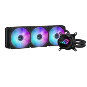 Asus Rog Strix Lc Iii 360 All-in-one Liquid Cpu Cooler, Aura Sync, 3x Rog Strix Af-12s Fan, Intel: Lga 1700, 1200, 115x