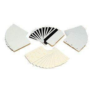 ZEBRA WHITE PVC CARDS 30 MIL (500 CARDS) 104523-111
