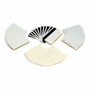 Zebra 104523-111 Zebra White Pvc Cards 30 Mil (500).