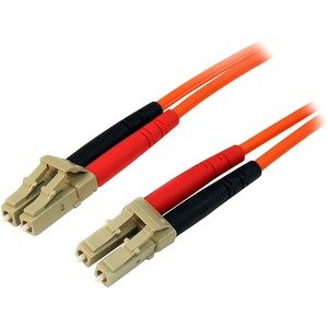 Startech.com 50fiblclc2 2m Fiber Optic Cable - Multimode Duplex 50/125 - Lszh - Lc/lc, Ltw