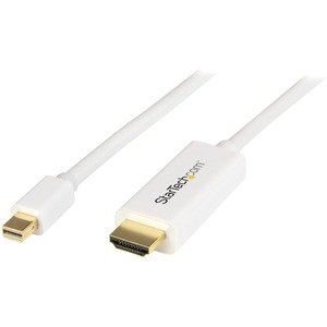 Startech.com Mdp2hdmm2mw 6 Ft Mdp To Hdmi Converter Cable - White