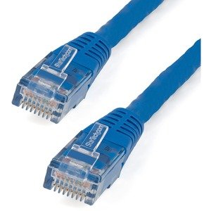 Startech.com C6patch1bl 1 Ft Blue Molded Cat6 Utp Patch Cable