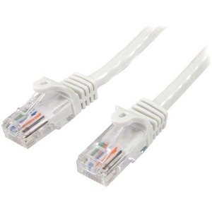 Startech.com 45pat50cmwh 0.5m White Snagless Cat5e Patch Cable