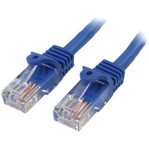 Startech.com 45pat50cmbl 0.5m Blue Snagless Cat5e Patch Cable