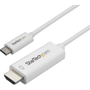 Startech.com Cdp2hd2mwnl 2m Cable Usb C To Hdmi 4k60hz - White
