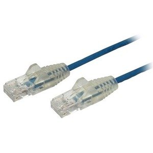 Startech N6pat100cmbls-8 1m Cat6 Cable, Rj45 Patch Cord, Snagless, Slim, Lszh, Blue, Ltw - X8 Bundle