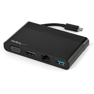 Startech Dkt30chvcm Usb C Adapter - Hdmi & Vga - 1xa - Gbe