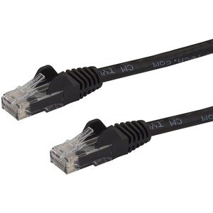 Startech.com N6patc750cmbk 7.5m Cat6 Cable, Rj45 Patch Cord, Snagless, 650mhz 100w, Black, Ltw