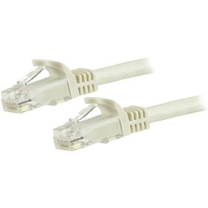 Startech.com N6patc750cmwh 7.5m Cat6 Cable, Rj45 Patch Cord, Snagless, 650mhz 100w, White, Ltw