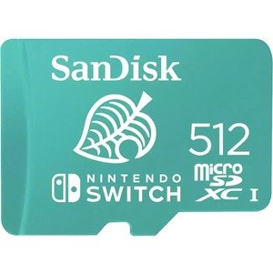 Sandisk 512gb Nintendo-licensed Microsd Card For Nintendo Switch Sdsqxao-512g-gn3zn