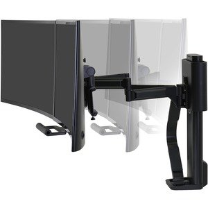 Ergotron 45-631-224 Trace Dual Monitors Panel Clamp Matte
