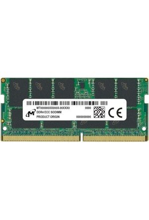 Micron 16GB DDR4-3200 ECC SODIMM 1Rx8 CL22 Memory MTA9ASF2G72HZ-3G2B2