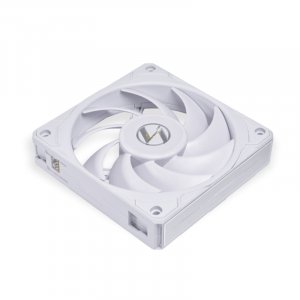 Lian-Li UNI FAN P28 120mm PWM Fan - White (3-Pack w/ Controller)