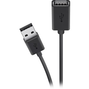 Belkin F3u153bt1.8m Usb 2.0 Extension Cable, A To A, 1.8m, Grey,2yr Wty 