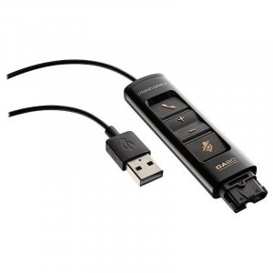 Plantronics DA80 QD to USB Audio Processor Cable w/Inline Volume & Mute Control