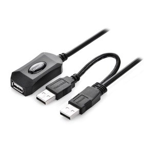 Ugreen 20214 10M USB 2.0 Active Extension Cable with USB for Power