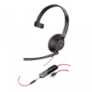 Plantronics 207587-201 Blackwire C5210 Uc Mono Usb-c & 3.5mm Corded Headset