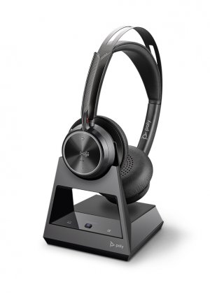 Plantronics 213729-01 Voyager Focus 2 Office, Oth Stereo Anc Bt Usb-a Wireless Headset, Dskph/pc/mob W/stan