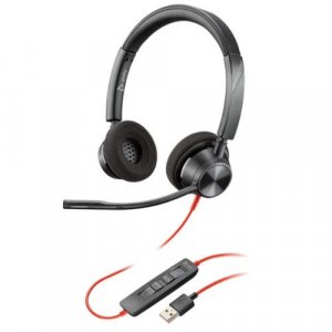 Plantronics 214012-01 Blackwire 3320-m, Uc, Stereo Usb-a Corded Headset Promo Exp 30apr20