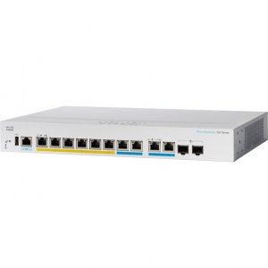 Cisco CBS350-8FP-E-2G-AU CBS350 Managed 8-port GE, Full PoE, Ext PS, 2x1G Combo
