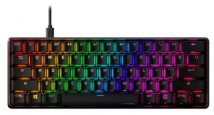 HyperX Alloy Origins 60 Mechanical Gaming Keyboard, Tactile Aqua, RGB