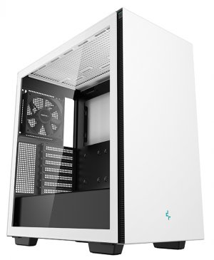 Deepcool CH510 WH White ATX Case, Magnetic TG Panel, No PSU