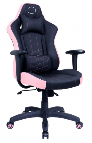 Coolermaster Caliber E1 Gaming Chair Pink, Premium Comfort&style, Breathable Leather, Erg