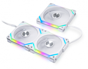 Lian-li Sl120v2-3w-white 120mm Fan: Sl120 V2 Uni Fan - White (3-pack)120mm Argb Pwm, 250~2000 Rpm, 29.2 Db(a) Max, Fan Controller Included