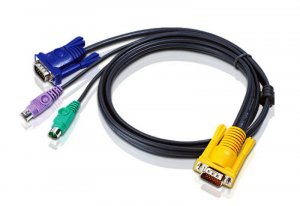 ATEN 2L-5201P PS/2 KVM Cable with 3 in 1 SPHD - 1.2m