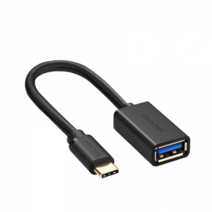 Ugreen 30701 Usb Type C Male To  Usb 3.0 Type A Female Otg Cable Black