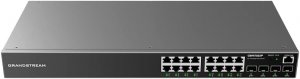 Grandstream GWN7802P Enterprise Layer 2 Managedpoe Network Switch 16 X Gige 4 X Sfp