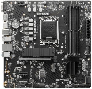 MSI PRO B760M-P LGA1700 mATX DDR5 Desktop Motherboard