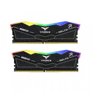 TEAMGROUP T-Force Delta RGB DDR5 Ram 64GB (2x32GB) 6000MHz PC5-48000 CL38 Desktop Memory Module Ram for 600 700 Series Chipset XMP 3.0 Ready Black - FF3D564G6000HC38ADC01