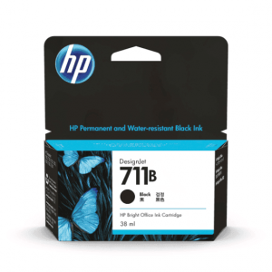 HP 3WX00A 711b 38ml Black Ink Cartridge