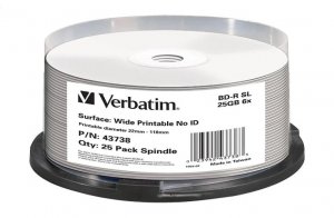 Verbatim Blu-ray Bd-r 25pk 25gb, 6x, Spindle