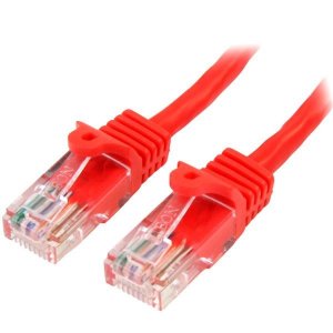 StarTech 10m Red Cat5e / Cat 5 Snagless Ethernet Patch Cable 10 m 45PAT10MRD