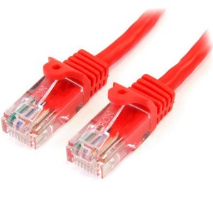 StarTech 1m Cat5e Snagless RJ45 UTP Patch Cable (M/M) - Red