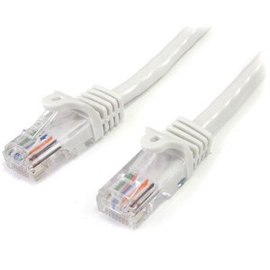 StarTech 2m Cat5e Snagless RJ45 UTP Patch Cable (M/M) - White