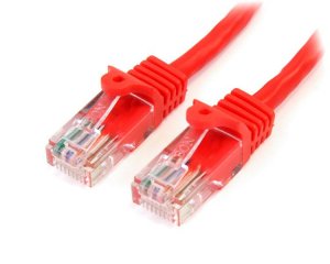 StarTech 3m Red Cat5e / Cat 5 Snagless Patch Cable 3 m