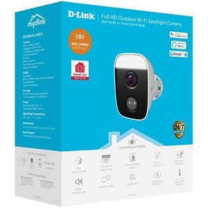 D-Link Full HD Outdoor Wi-Fi Spotlight Camera DCS-8630LH