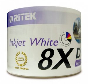 Ritek Dvd-r / 8x / 50 Tube / White 523319