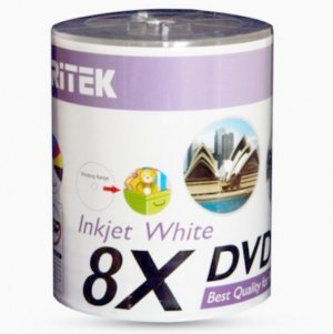 Ritek Dvd-r / 8x / 100 Tube / White 525290