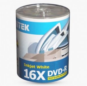 Ritek Dvd-r / 16x / 100 Tube / White 525542