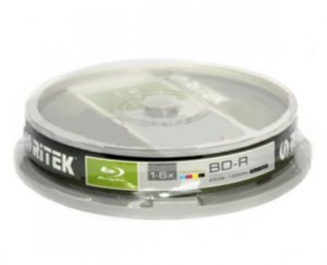 Ritek Bd-r / 25gb / 6x / 10 Cake / White 527850