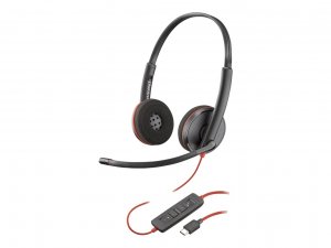 OLY BLACKWIRE C3220 UC STEREO CORDED HEADSET USB-C